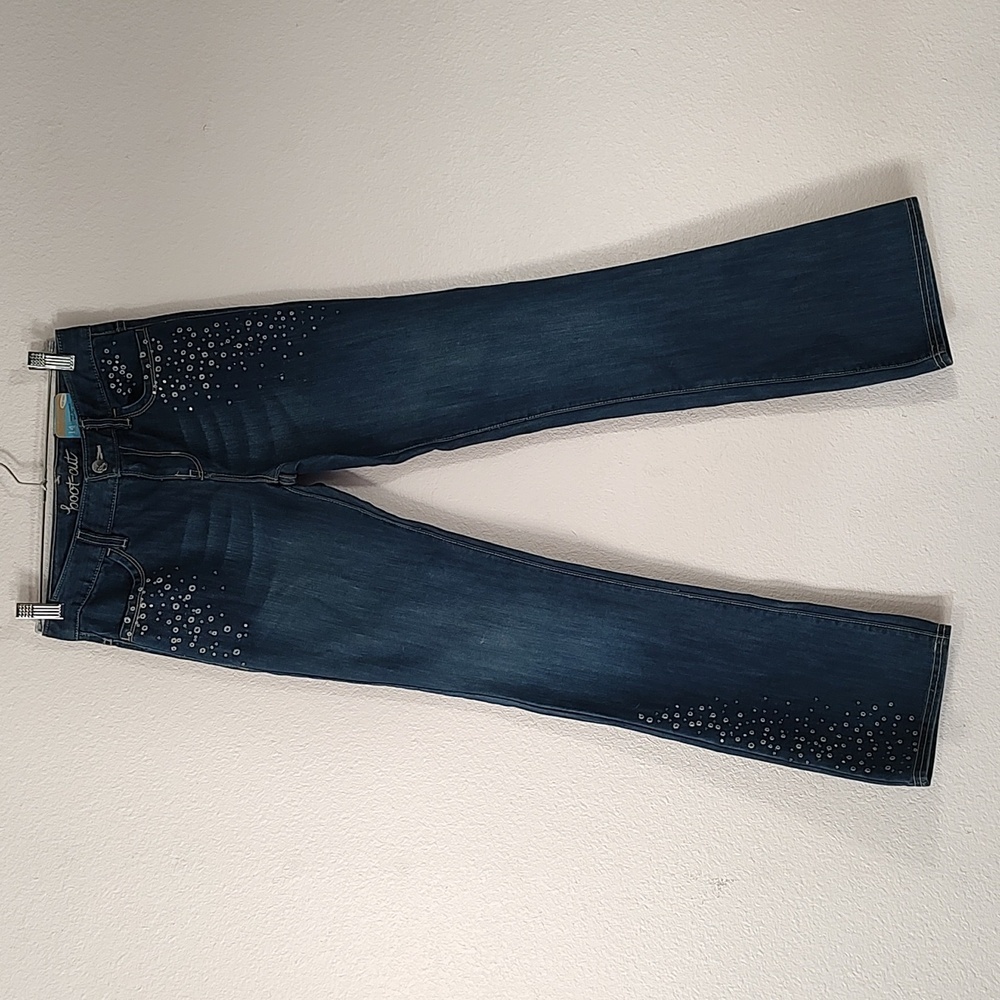 Old Navy Boot Cut Dark Wash Blue Jeans Size 14
